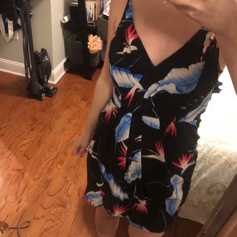 Yumi Kim black floral dress